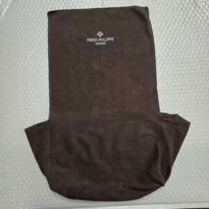 Authentic PATEK PHILIPPE Brown Watch  Presentation Felt Cover Cloth